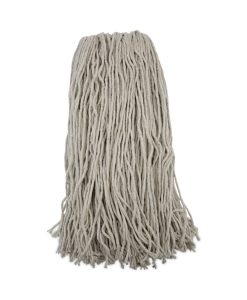 Boardwalk®Mop Head, Premium Standard Head, Cotton Fiber, 32oz, White, 12/Carton