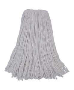 Boardwalk®Mop Head, Premium Standard Head, Rayon Fiber, 32oz, White, 12/Carton