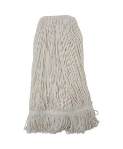Boardwalk®Pro Loop Web/Tailband Wet Mop Head, Rayon, 24oz, White
