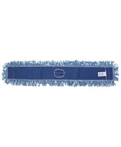 Boardwalk®Dust Mop Head, Cotton/Synthetic Blend, 48" x 5", Blue