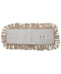 Boardwalk®Industrial Dust Mop Head, Hygrade Cotton, 18w x 5d, White