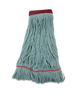 Boardwalk®EchoMop with Looped-End Wet Head, Cotton/Rayon/Synthetic, Large, Blue