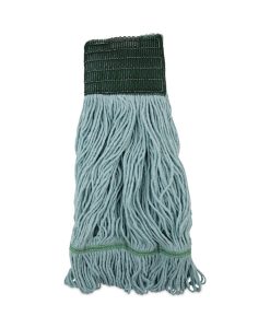 Boardwalk®EchoMop with Looped-End Wet Head, Synthetic/Cotton, Medium, Blue, 12/Carton
