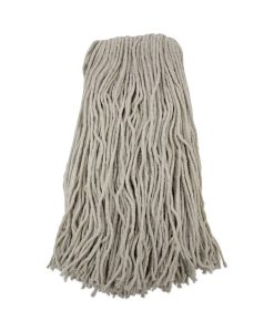 Boardwalk®Cut-End Wet Mop Head, Cotton, No. 32, White