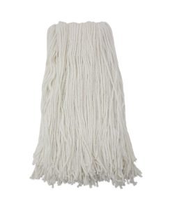 Boardwalk®Cut-End Wet Mop Head, Rayon, #32, White