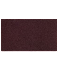 Boardwalk®Deep Scrub Pads, 28 x 14, Maroon, 10/Carton