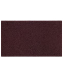 Boardwalk®Deep Scrub Pads, 20 x 14, Maroon, 10/Carton