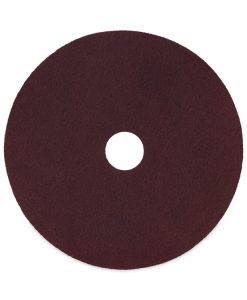 Boardwalk®Deep Scrub Pads, 16" Diameter, Maroon, 10/Carton