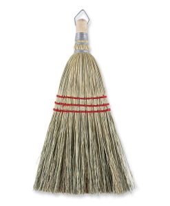 Boardwalk®Corn Whisk Broom, Corn Fiber Bristles, 9" Bristle Length, Yellow, 12/Carton