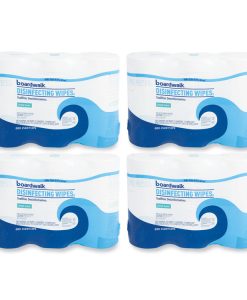 Boardwalk®Quat-Based Disinfecting Wipes, 7 x 8, Fresh Scent, 75/Canister, 12 Canisters/Carton