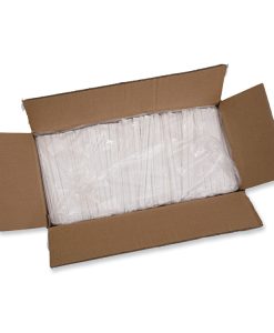 Boardwalk®Individually Wrapped Paper Straws, 7.75 x 0.25, White, 3,200/Carton