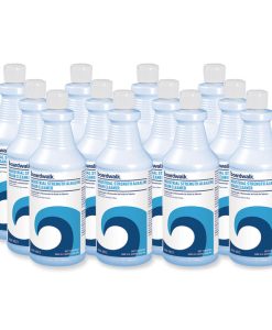 Boardwalk®Industrial Strength Alkaline Drain Cleaner and Clog Remover, 32 oz Bottle, 12/Carton