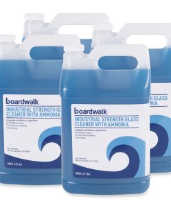 Boardwalk®Industrial Strength Glass Cleaner with Ammonia, 1 gal Bottle, 4/Carton