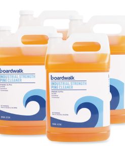 Boardwalk®Industrial Strength Cleaner, Pine Scent, 1 gal Bottle, 4/Carton