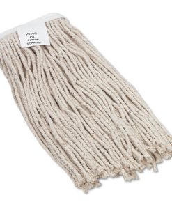 Boardwalk®Cut-End Wet Mop Head, Cotton, #16 Size, White