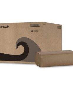 Boardwalk®Folded Paper Towels, 1-Ply, 9 x 9.5, Kraft, 250/Pack, 16 Packs/Carton
