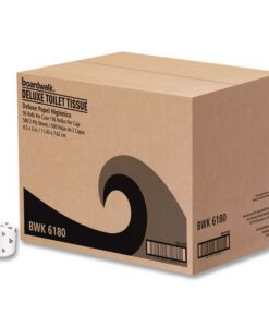 Boardwalk®Two-Ply Toilet Tissue, Septic Safe, White, 125 ft Roll Length, 500 Sheets/Roll, 96 Rolls/Carton