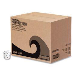 Boardwalk®Two-Ply Toilet Tissue, Septic Safe, White, 125 ft Roll Length, 500 Sheets/Roll, 96 Rolls/Carton