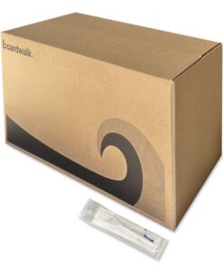 Boardwalk®Three-Piece Utensil Set, Fork/Napkin/Salt, Plastic, White, 500/Carton