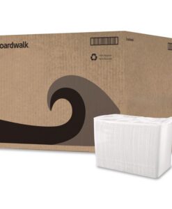 Boardwalk®1/4-Fold Lunch Napkins, 1-Ply, 11.8 x 11.2, White, 6,000/Carton