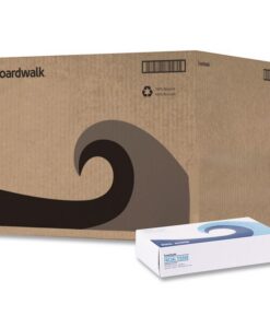 Boardwalk®Office Packs Facial Tissue, Flat Box, 2-Ply, White, 100 Sheets/Box, 30 Boxes/Carton